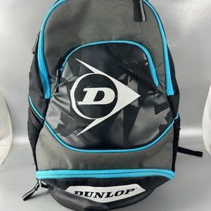 DUNLOP Performance Tennis Backpack, Black/Blue, One Size